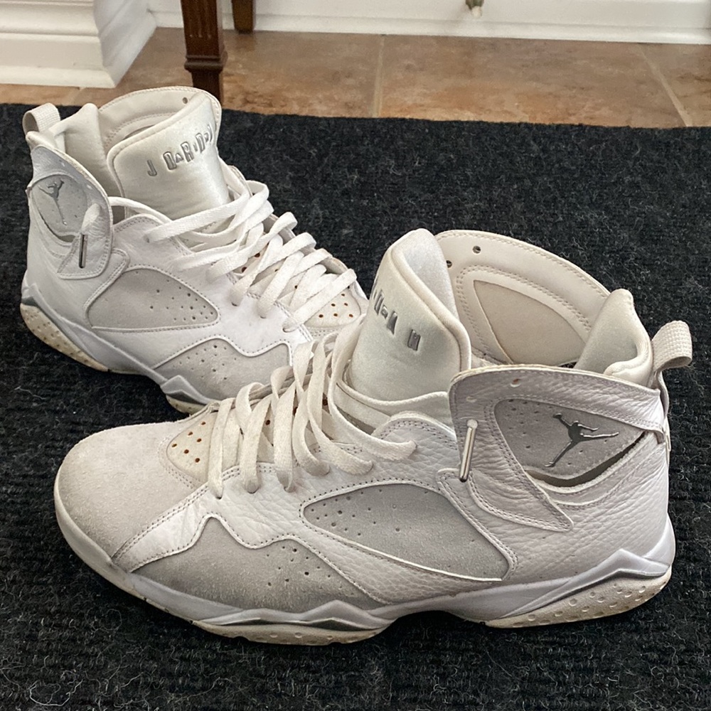 Jordan Men’s High-Top Sneakers in Off-White